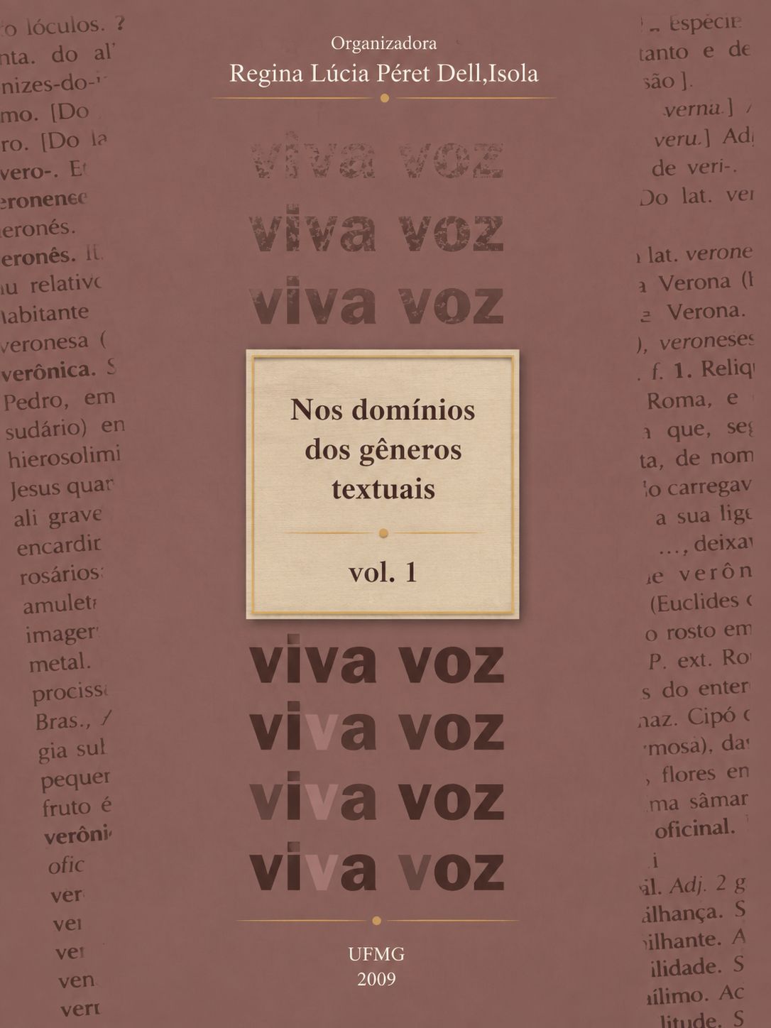 Capa do livro Nos domínios dos Gêneros Textuais